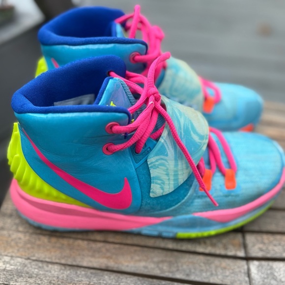 2019 Nike Kyrie Irving 6 Pool Blue Sneakers - size 4.5 - Picture 5 of 8